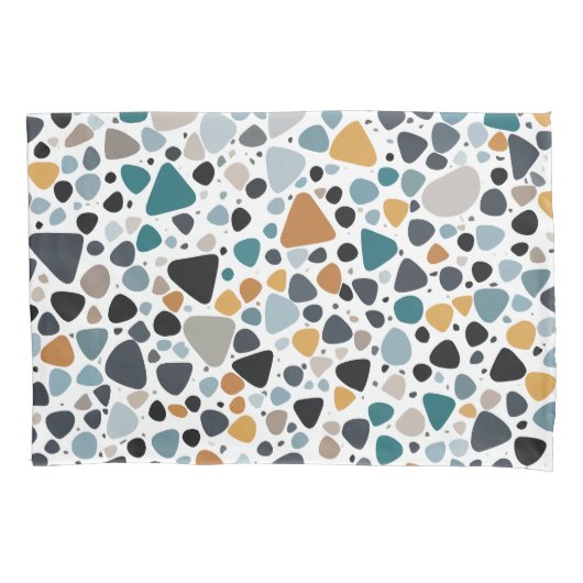 Terrazzo Pattern Kussensloop (Voorkant-Links)