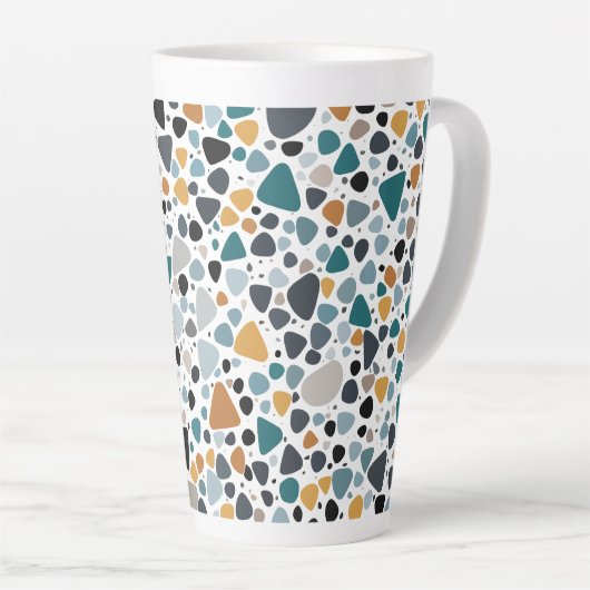 Terrazzo Pattern Latte Mok (Rechterhoek)