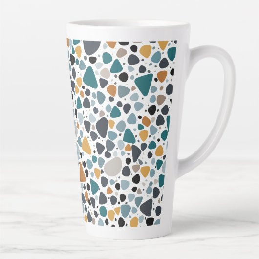 Terrazzo Pattern Latte Mok (Rechts)