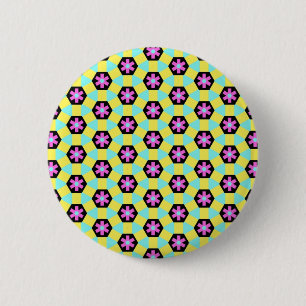 Terrazzo Pattern Ronde Button 5,7 Cm