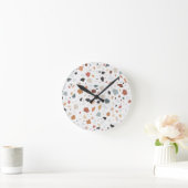 Terrazzo Pattern Ronde Klok (Huis)