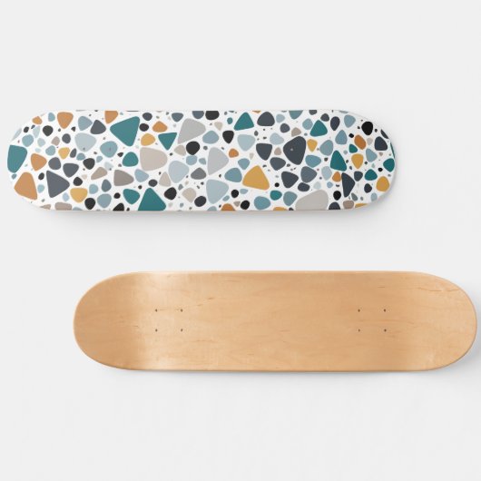 Terrazzo Pattern Skateboard (Horizontaal)