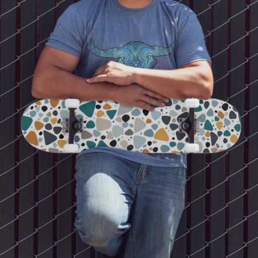 Terrazzo Pattern Skateboard (Buiten 3)