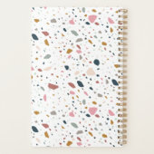 Terrazzo Pink Apple-leraar Planner (Achterkant)