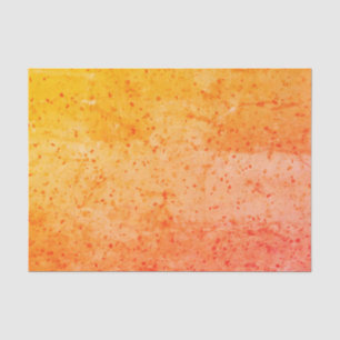 Terrazzo Retro Living Coral Yellow Textern Pattern Tissuepapier