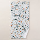 Terrazzo sol marbre sans soudure patter artisanal (Serviette de bain)