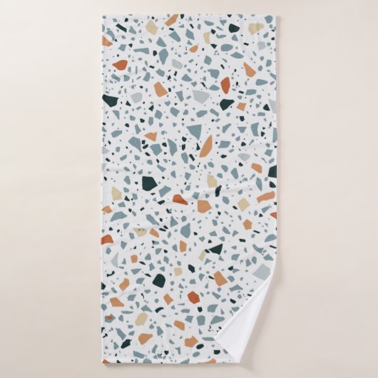 Terrazzo sol marbre sans soudure patter artisanal (Serviette de bain)