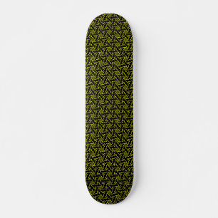 Terrazzo Star v1 - zwart en geel Skateboard