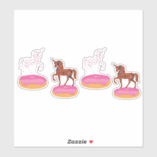 Terrazzo Unicorn Donuts Sticker