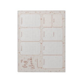 Terrazzo Weekly Planner Notitieblok (Gedraaid)