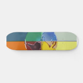 Terre colorée de skateboard (Horz)