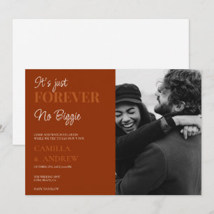 Terre cuite CasuaI Fun Wedding Invitations
