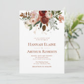 terre cuite et faire-part de mariage verdoyant (Debout devant)