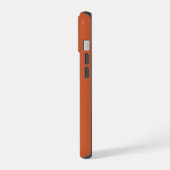 Terre cuite orange couleur unie design chaud et te (Côté gauche)