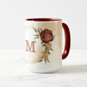 terre cuite tonalité terre fleurie verdure tasse d (Devant droit)