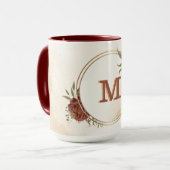 terre cuite tonalité terre fleurie verdure tasse d (Devant gauche)