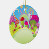 Terre de bonbons imaginaire ornement de Noël (Droite)