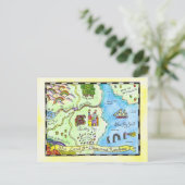 Terre de de carte postale mille arcs-en-ciel (Debout devant)