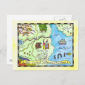 Terre de de carte postale mille arcs-en-ciel (Devant / Derrière)