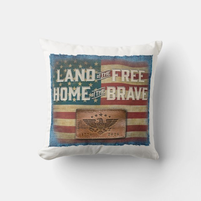 Terre de la Liberté - Coussin de décoration (Recto)