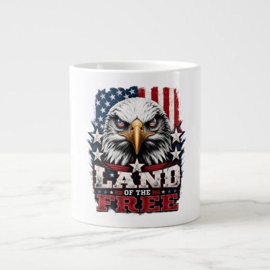 Terre de la Liberté – Mug Patriote Aigle (Devant)