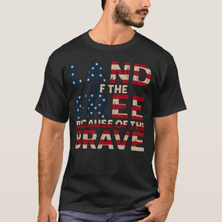 Terre de libres grâce aux braves T-shirt
