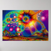 Terre d'illuminations psychédéliques - Poster (Devant)