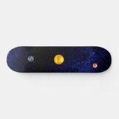 Terre du Soleil et de la planète sur skateboard de (Horz)