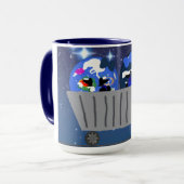 Terre et Biomo en tasse de chariot (Devant gauche)