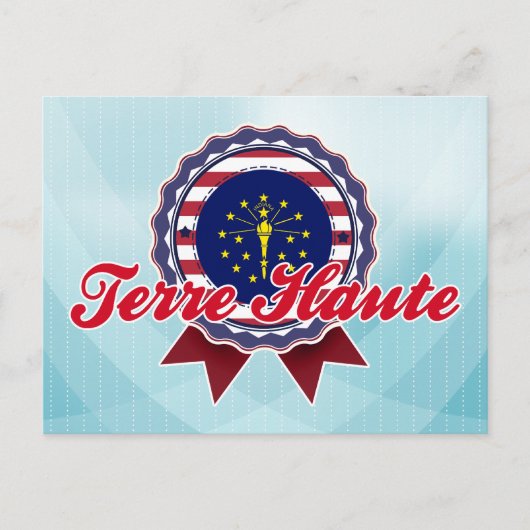Terre Haute, IN Briefkaart (Voorkant)