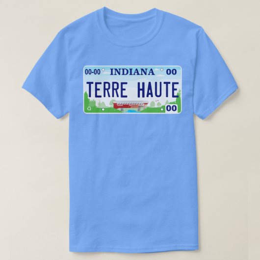 Terre Haute Licentie Bord T-shirt (Design voorkant)
