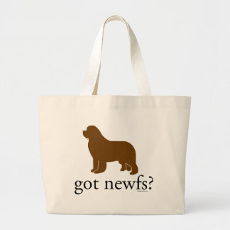 Terre-Neuve en bronze a obtenu des newfs ? Sac