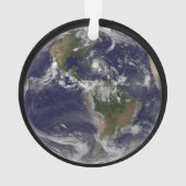 Terre Pleine Avec L'Ouragan Irène Au-Dessus Des Ba (dos)