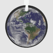 Terre Pleine Avec Tempêtes Tropicales Dans L'Atlan (dos)