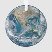 Terre Pleine Montrant L'Amérique Du Nord Et Le Mex (dos)