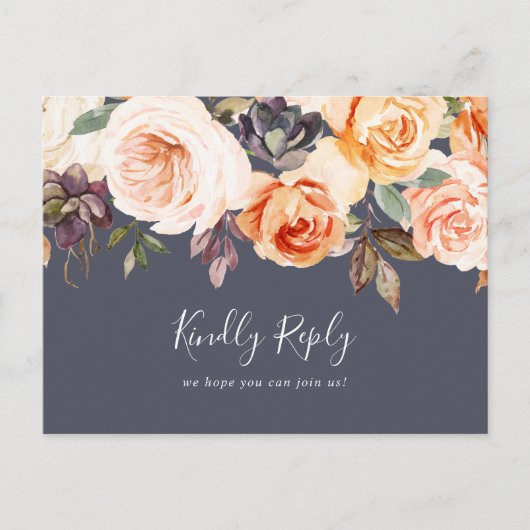 Terre rustique | Menu Violet Choix Carte Postale R (Devant)