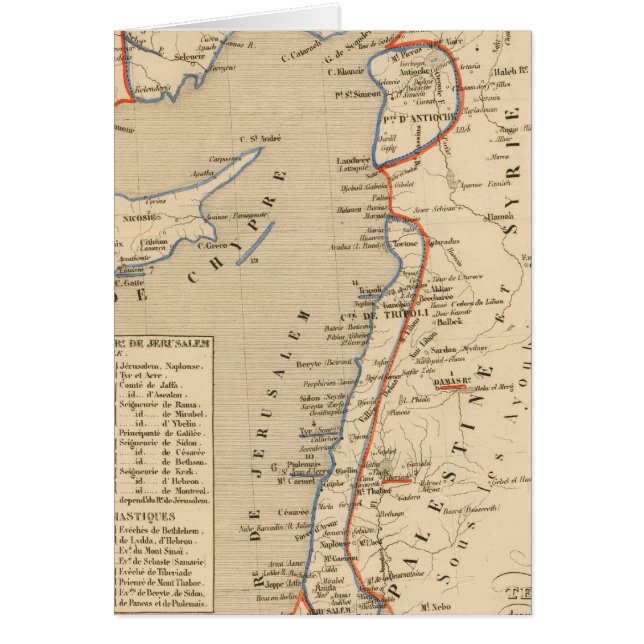 Terre Sainte depuis la deuxieme croisade (Voorkant)