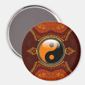 Terre Tribune Nouvel Âge Yin Yang Magnet (Recto/Verso)