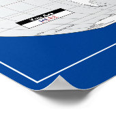 Terre, Vous Êtes Ici Poster (Coin)