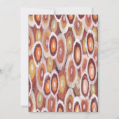 Terres tribales autochtones Faire-part de mariage (Dos)