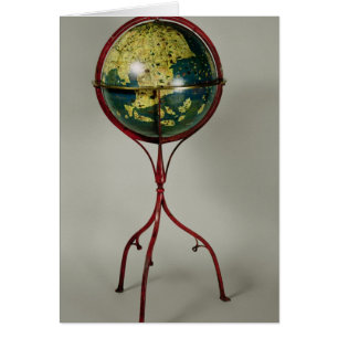 Terrestrisch Wereldbol, vervaardigd in Neurenberg 