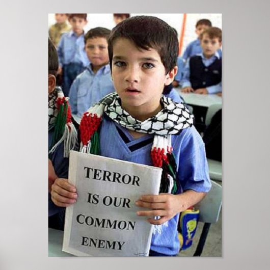 Terreur is ons gemeenschappelijke Poster (Voorkant)