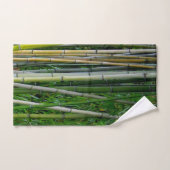 Terreux botanique de forêt en bambou verte du (Serviette à main)