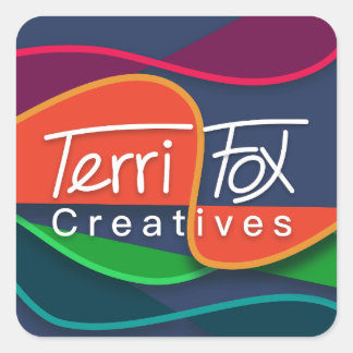 Terri Fox Creatives Vierkante Sticker