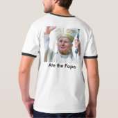 Terri Schiavo Ate de paus T-shirt (Achterkant)