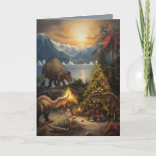 Terrible carte de Noël Lizard