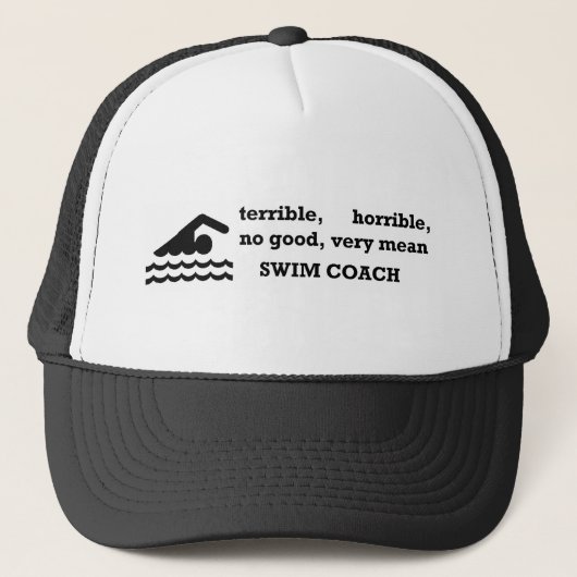 Terrible Swim Coach Trucker Pet (Voorkant)