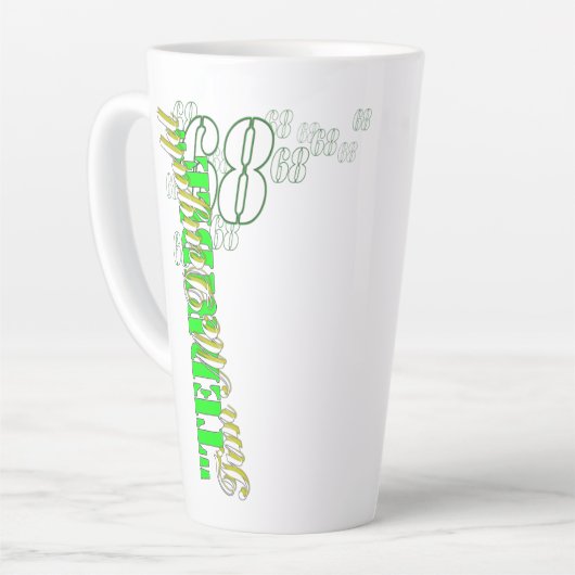 TerribleTim68 Latte Mug (Angle gauche)