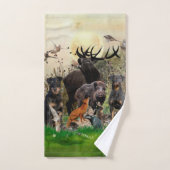 Terrier de chasse allemand (Jagdterrier) (Serviette à main)