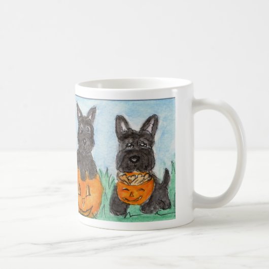Terrier d'écossais de tasse personnalisé par (Droite)